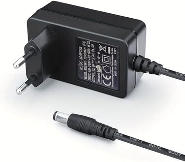 CABLEPELADO - Alimentador 12V 2A - Cargador 12v - Jack de conexion es de 5,5 mm Ø Exterior y 2,5 mm Ø Interno - Negro